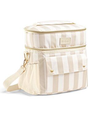Insulated Soft Cooler Bag & Lunch Box - Dual Compartment, Perfect for Meals on